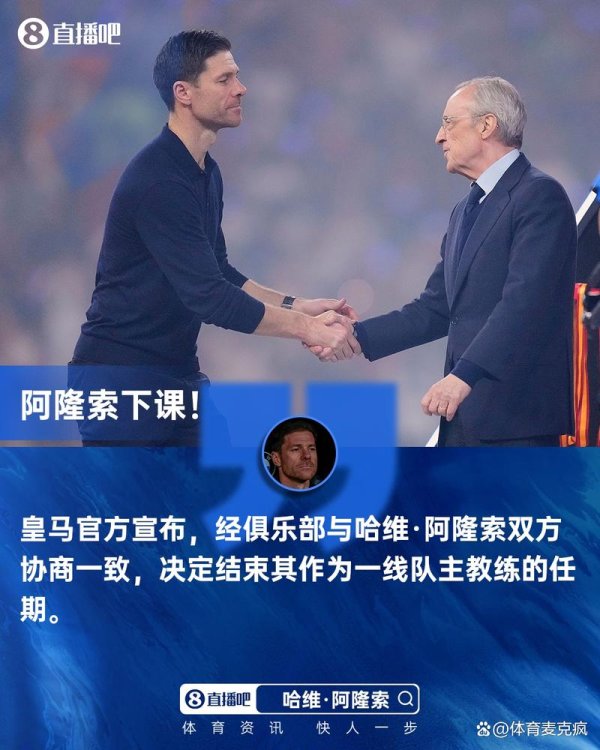 皇冠体育 皇马主帅更替:阿隆索离任,阿韦洛亚接任