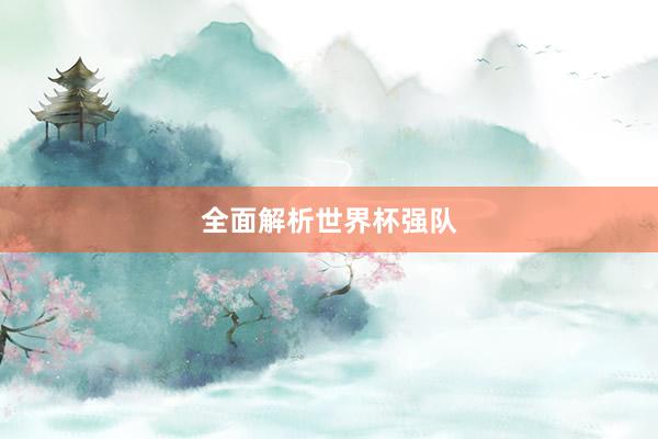 全面解析世界杯强队