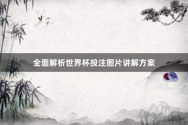 全面解析世界杯投注图片讲解方案