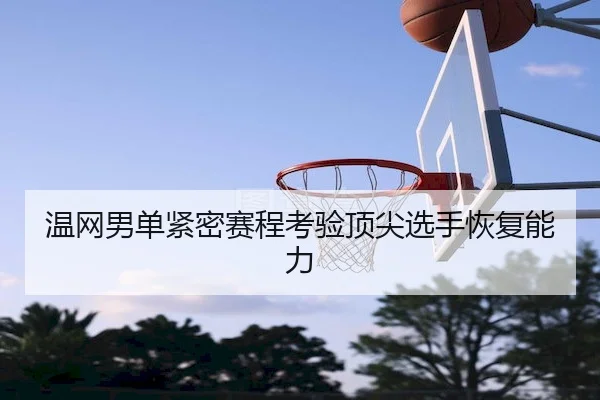 温网男单紧密赛程考验顶尖选手恢复能力